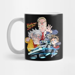 Back to the Future Manga Style Mug